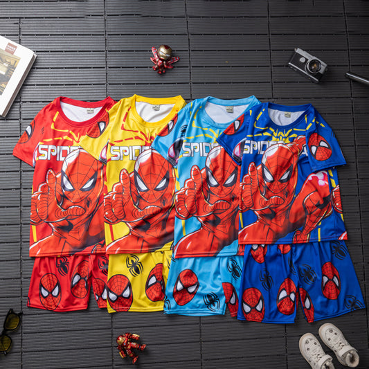 🕸️ Spider-Man Kids Pajama Set – Marvel Outfit (4 Colors)